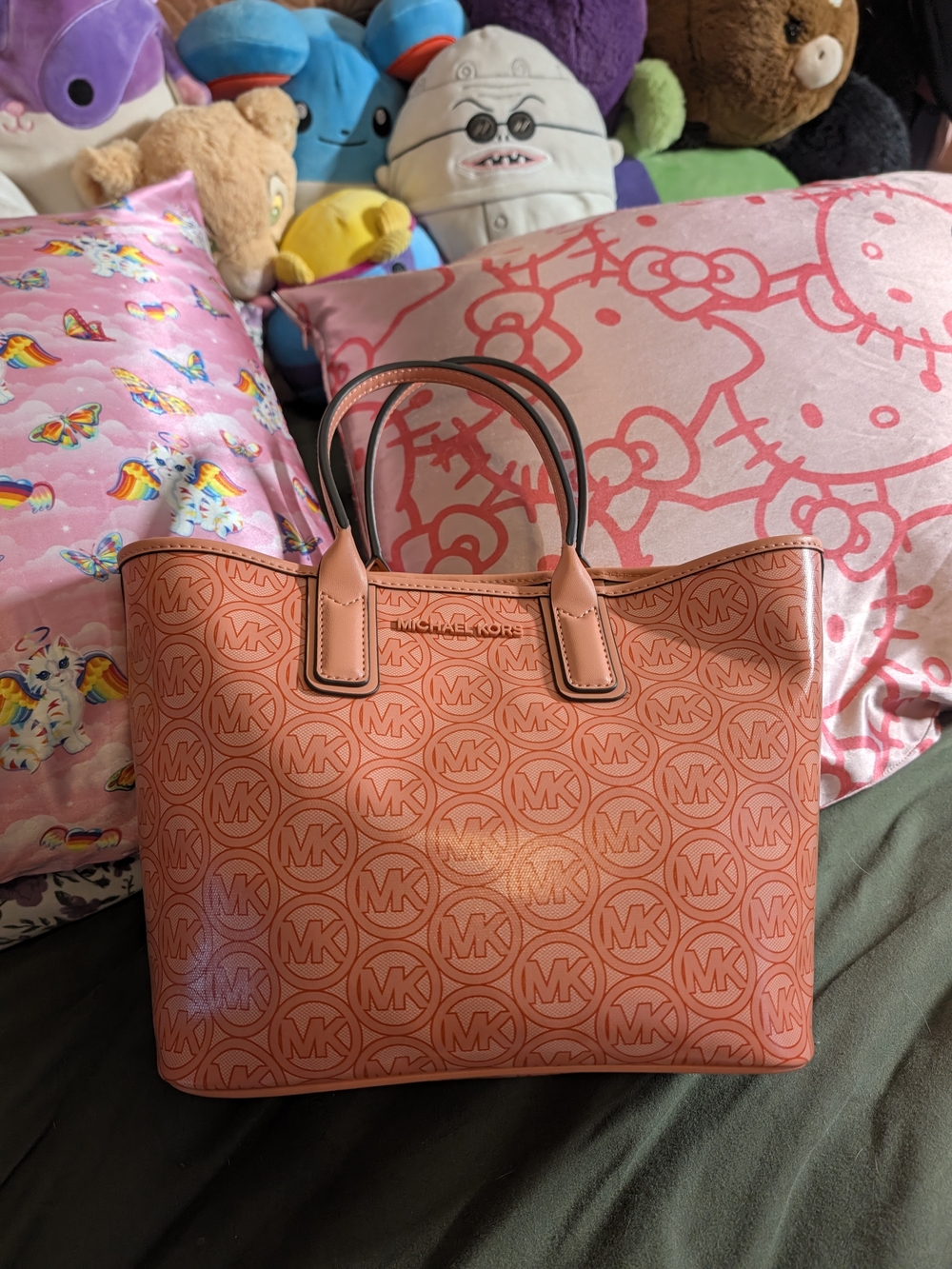 Michael Kors Jodie Small Logo Jacquard Recycled Polyester Totebag NWOT